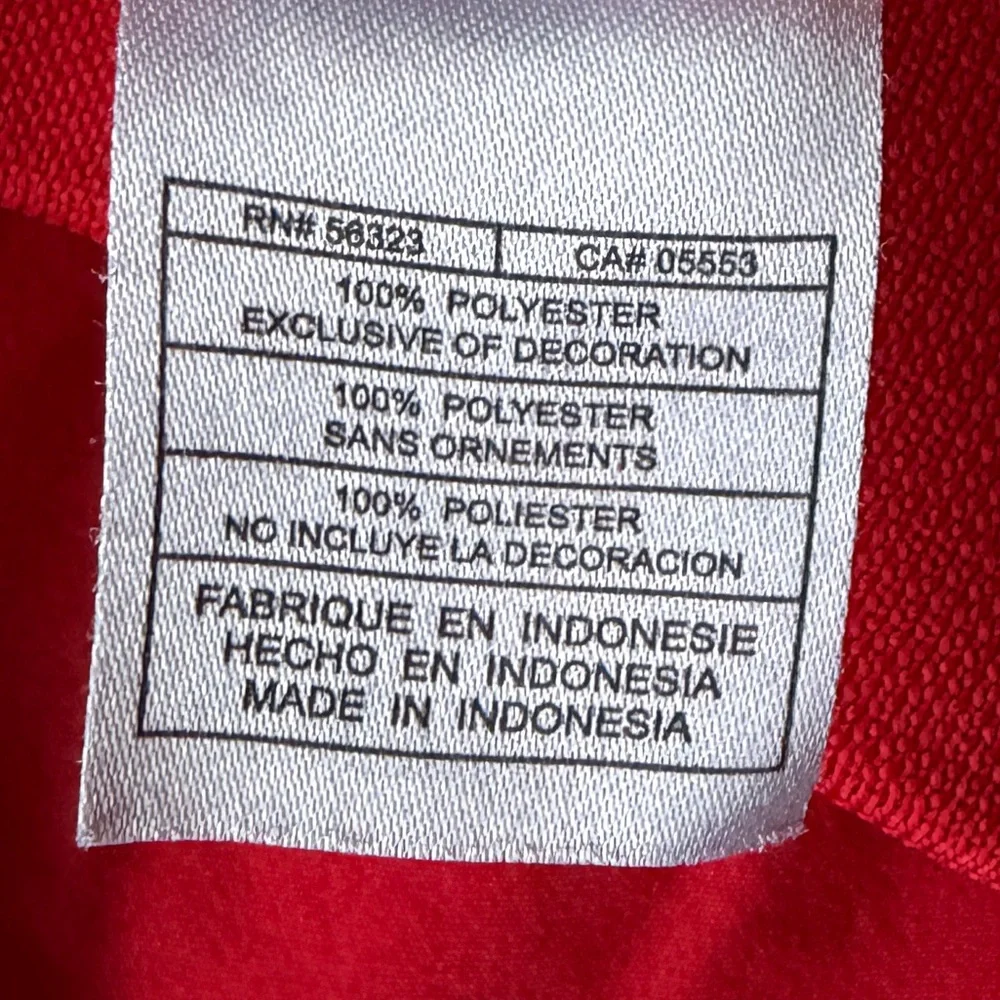 Vintage Nike Red Team Ohio State Pullover Jacket Men Size XL